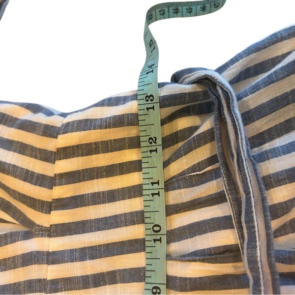 Abercrombie & Fitch XS Striped Button Front Mini Cotton Coastal dress - Picture 6 of 7